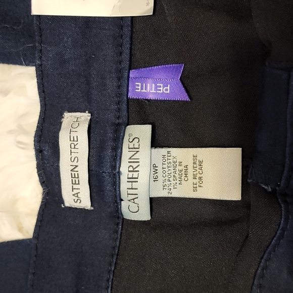 Sateen stretch pants - Picture 2 of 7